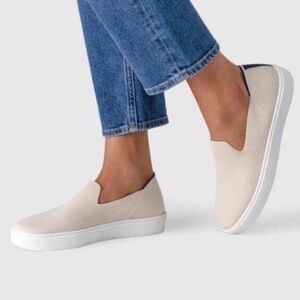 ROTHY'S The Original Slip On Sneaker in Sand Neutral Casual Comfortable Shoes 6